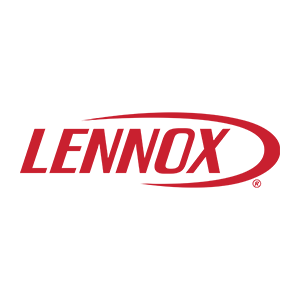 Lennox logo. Learn more about Lennox HVAC systems at lennox.com